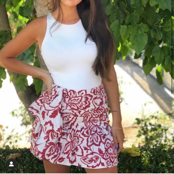 ZARA NWT FLORAL PRINT SKIRT - Picture 4 of 16